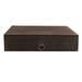 Qumonin Rustic Desk Organizer Wood Drawer Storage Box Cabinet (1 Layer)