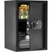 Security Safe with Digital Keypad Lock Steel Safe with Interior Lining and Bolt Down Kit Secure Documents Jewelry and Valuables 1.9 Cubic Feet 19.6 x 13.7 x 12.2 Inches
