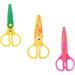 3pcs Kids DIY Scissors Kid Scissors Kids Scissors Creative Scissors for Kids Cartoon Scissors for Kids Craft Scissors Wavy Child