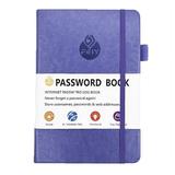 WANYR Password Book English Address Book Telephone Book -border Dedicated Notebook 5.2 Ã—7.8 Password Notebook for Home Office