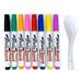 8/12 Pcs Magical Water Painting Pen Toy Whiteboard Dry Erase Pen White Board Marker Student Children Drawing Pen