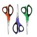 LIVINGO 3 Pack Sharp Scissors 8.5 inch Comfort Grip Scissors All Purpose for Office Stainless Steel Shears for Home Heavy Duty Cutting Fabric Sewing Paper School Crafting DIY