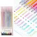 YMARPT Colorful Glitter Gel Pen Fluorescent Pen Glitter Gel Pens for Kids Cute Glitter Crystal Pen for Student Adult Coloring Gift 1.3 ML