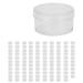 100pcs Beads Watch Parts Hardware Storage Box Jewelry Small Items Container Organizer 2cm