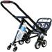 Stair Climbing Cart Portable Climbing Cart 420 LBS Three-Wheel Chassis Portable Stair Climber Hand Truck Heavy Duty With 6 Wheels Backup Wheels Included