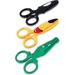 3-Pack Cute Cartoon Plastic Safety Scissors for Kids Cutting Paper Children Knife Cutter for DIY Paper Handwork Kindergarten Scissors (Color A)