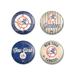 MLB New York Yankees Vintage Bone 4 Pack 1.25 Buttons