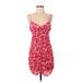 Zara Casual Dress - Mini: Red Dresses - Women's Size Small