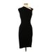 HELMUT Helmut Lang Cocktail Dress - Midi: Black Solid Dresses - Women's Size Medium