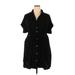 Torrid Casual Dress - Shirtdress: Black Dresses - Women's Size 2X Plus