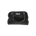 DKNY Leather Shoulder Bag: Black Argyle Bags