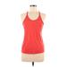 Nike Active Tank Top: Red Activewear - Women's Size Medium