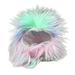 TNOBHG Adjustable Fastened Pet Hat Pet Hat Adjustable Fastened Lion Shape Cosplay Wig for Dogs Bright Colored Dog Costume for Halloween Christmas Parties