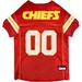 NFL_ Kansas_City_Chiefs Dog Jersey Size: Medium. Best Football Jersey Costume for Dogs & Cats. Licensed Jersey Shirt