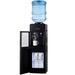 LUVCMFT 5 Gallon Water Dispenser Hot & Cold Water Cooler Top Loading Water Dispenser with Storage Cabinet for Home Office Use Black