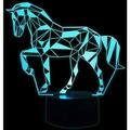 3D Optical Illusion Lamp LED Night Light for Kids 3D Horse Lamp 7 Colors Changing Touch Bedside Lamp Bedroom Deco Horse Lamp with USB Cable