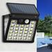 Ratfeit Solar Lights Outdoor LED Solar Powered Lights IP65 Outdoor Solar Powered Street Lights with Sensitive Motion Sensor 3 Modes Water Proof for in Yards Garages Etc