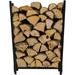 Tall Fireside Firewood Rack - Made In The - Indoor Hearth Log Storage - Optional Seasoning Cover - Perfect For BBQ - s And Fireplace Storage - Portable Rack (No Cover)