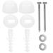 HOKARUA 1 Set Toilet Bolts Heavy Duty Toilet Seat Bolts Brass Replacement Toilet Seat Bolts Parts