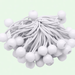 60 PCS White Ball Bungee Cords 4 Inch Heavy Duty Elastic Ties for Canopy Tarp Shelter Tent Straps
