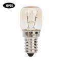 10Pcs 300â„ƒ High Temperature Resistant Nickel Plated Copper E14 Light Bulb for Microwave Oven