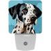 Dalmatians LED Square Night Lights - Modern Design Energy Efficient Indoor Lighting for Bedrooms Bathrooms and Hallways - 200 Characters