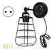 Wrought Iron Wall Light Black Retro Industrial Lamp for Home Bar Restaurant Coffee Shop Hotel 85?250VEU E27