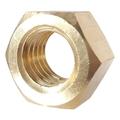 1-8 Full Finished Hex Nuts Solid Brass Grade 360 Plain Finish Quantity 5 -by Homehours