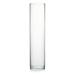 WGV Clear Cylinder Glass Vase - 6 Wide x 26 Height Good quality Heavy Weighted Base - 1 Pc