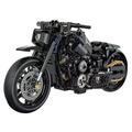 HI-REEKE Motorcycle Building Block Set 1:8 Model Heavy Motorcycle Building Toy for Adult Black