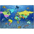 Wellsay Wooden Jigsaw Puzzles 300/500/1000 Pieces Dolphins World Map Educational Intellectual Puzzle Games for Adults Kids