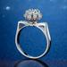 Elegant 925 Sterling Silver Moissanite Cat Ring for Women - Perfect for Proposals Engagements Weddings and Anniversaries