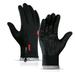 Winter Warm Gloves for Men Women Touchscreen Thick Soft Gloves for DrivingTexting Running Cycling Black
