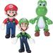 3Pcs/Set Mario Figures Toy - 5 Mario & Luigi PVC Model Figurines - Yoshi & Mario Bros Action Figures - Mario Toy Collectibles Decoration - Birthday Gifts for Fans Boys Girls