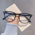 Stylish Square Frame Eyeglasses for Women & Men - Minimalist Rivet Decor Eyewear