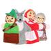 4 Pcs Finger Doll Puppet Toys Cute Puppets for Talking Story Telling Child Playsets Kids Christmas