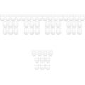 Mini School Bag Buckle 50 Pcs Convenient Strap Buckles Backpack Accessories Dolls Plastic White