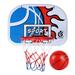 Qumonin 1 Set Punch Free Wall-mounted Basketball Basketball Stand Toy Portable Basketball Sports Game Toy (Small Basketball Hooks)