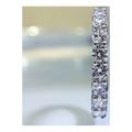 18K Gold Plated Eternity Moissanite Ring - 3.2/7.0 Ct - Perfect for Brides and Weddings - Includes Certificate