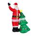 Inflatable Water Slide Inflatable Christmas Decoration With LED Lights Santa Christmas Tree Snowman Holiday Inflatable Decorï¼ˆ1PCï¼‰