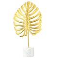 BELLZELY Home Decor Clearance Nordic Metal Turtle Leaf Furnishing Gold Leaf Crafts Desktop Abstract Sculpture