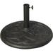 22 42 lbs Round Resin Umbrella Base Stand Market Parasol Holder with Beautiful Decorative Pattern & Easy Setup for Î¦1.5 Î¦1.89 Pole for Lawn Deck Backyard Garden Bronze