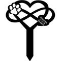 Memorial Pet Grave Markers Pet Memorial Stake Dog Claw Sympathy Grave Plaque Stake Dog Cemetery Garden Stake Memorial Grave Stake Waterproof Garden Grave Decor for Pets Outdoors Yard Remembrance