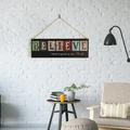 Mynkyll Personalized Wood Signs Inspirational Wall Art Sign Home Motivational Wooden Decor Inspirational Positive Wall Plaque With Saying Quotes For Home Office Living Decoration