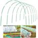 1 Set Greenhouse Hoops Grow Tunnel 6 Sets Of 8FT Long Garden Hoops Rust-Free Fiberglass Garden Hoops Frame For Garden Netting Raised Bed Plant Shade Cloth Row Cover DIY Plant Support Garden Stakes