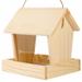 MagicXflow Bird Feeders Hanging Anti-Squirrel Bird Feeders Hexagonal Bird Feeder Bird House Feeder Hanging Bird Feeders Wooden Bird Feeders