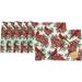 Christmas Cardinal Set: Country Cotton Towels With Red Cardinal Print In Pine Holder Oven Mitt Has Embellished Jacquard Weave