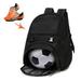 SDJMa Basketball Backpack with Ball Compartment Sports Equipment Bag with 2 Bottle Pockets for Soccer Ball Volleyball Gym Outdoor Travel