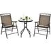 3-Piece Patio Bistro Set: Comfortable Durable and Stylish for Outdoor Leisure