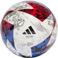 adidas MLS Mini Soccer Ball White/Blue/Red 3